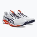 ASICS Solution Speed FF 3 Clay fehér/ szürkéslila férfi teniszcipő 10