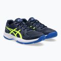 ASICS Upcourt 6 GS éjfél/sárga gyermek cipő 3