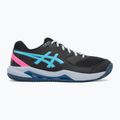 ASICS férfi evezős cipő Gel-Dedicate 8 fekete/energy aqua 2