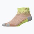 Zokni ASICS Performance Run Quarter neutral pink/huddle yellow 2