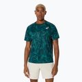 ASICS férfi tenisz póló Game Top szász zöld