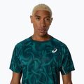 ASICS férfi tenisz póló Game Top szász zöld 4
