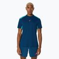 ASICS férfi tenisz póló Padel Court Top mako kék