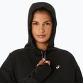 Női ASICS Nagino Run állítható kapucnis pulóver teljesítmény fekete 8
