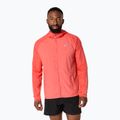 Férfi ASICS Road Packable korallzátony futódzseki