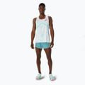 Férfi ASICS Light Knit Singlet nyugtató tengeri futópóló 2