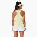 Női ASICS Nagino Run állítható tank huddle sárga heather futópóló 3