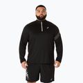 Férfi hosszú ujjú futófelső ASICS Icon LS 1/2 Zip performance black