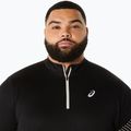 Férfi hosszú ujjú futófelső ASICS Icon LS 1/2 Zip performance black 5