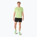 Férfi ASICS Fujitrail Logo futópóló lime green/huddle yellow/cactus 2