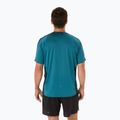 ASICS férfi futópóló Fujitrail Elite Top atlantis kék/szászöld 3