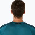 ASICS férfi futópóló Fujitrail Elite Top atlantis kék/szászöld 6