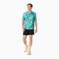 Férfi futópóló ASICS Road Lite-Show light teal 2