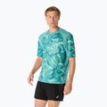 Férfi futópóló ASICS Road Lite-Show light teal 4