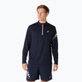 Férfi hosszú ujjú futófelső ASICS Icon LS 1/2 Zip midnight