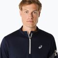 Férfi hosszú ujjú futófelső ASICS Icon LS 1/2 Zip midnight 5