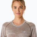 Női hosszú ujjú futófelső ASICS Seamless taupe grey/coffee 5