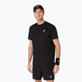 Férfi ASICS Court Top teljesítmény teniszpóló fekete