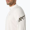 Férfi ASICS Icon LS 1/2 Zip krémszínű hosszú ujjú futócipő 6