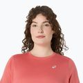 ASICS női edzőpóló Core Top sötét rózsaszín agyag 5