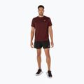 Férfi ASICS Core sötétvörös planet futópóló 2