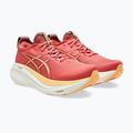 Asics Gel-Nimbus 27 női futócipő sötét rózsaszín agyag/narancs izzó 3