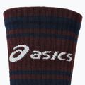 ASICS Logo Crew 3 pár éjfél/sötétvörös bolygó/citromfű zokni 3