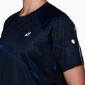 Női ASICS Road Lite-Show SS teljesítményű fekete futópóló 6