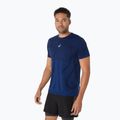 Férfi ASICS Road Seamless futópóló illúzió kék/világító sárga 4