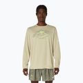 Férfi ASICS Fujitrail Logo LS khaki hosszú ujjú futócipő