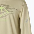 Férfi ASICS Fujitrail Logo LS khaki hosszú ujjú futócipő 6