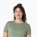 ASICS női futópóló Seamless monument kék/suttogás zöld 5