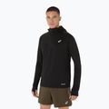 Férfi ASICS Road Winter Hoodie teljesítmény fekete futó melegítőfelső 4