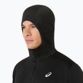 Férfi ASICS Road Winter Hoodie teljesítmény fekete futó melegítőfelső 6