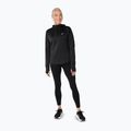 Női ASICS Road Winter Hoodie teljesítmény fekete futó melegítőfelső 2