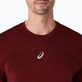 Férfi ASICS Road Seamless sötétvörös planet futópóló 5