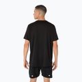 ASICS férfi Fujitrail Logo SS teljesítményű fekete futópóló 3
