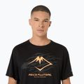 ASICS férfi Fujitrail Logo SS teljesítményű fekete futópóló 5