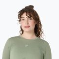 Női ASICS Road Seamless LS futó hosszú ujjú emlékmű kék/suttogó zöld 5