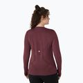 Női ASICS Road Seamless LS dark currant/port royal hosszú ujjú futócipő 2