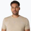 Férfi ASICS Road Seamless krémszínű futópóló 5