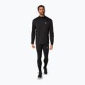 Férfi ASICS Core Half Zip téli teljesítményű futó pulóver fekete 2