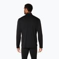 Férfi ASICS Core Half Zip téli teljesítményű futó pulóver fekete 3