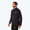 Férfi ASICS Core Half Zip téli teljesítményű futó pulóver fekete 4