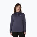 Női ASICS Core LS Half Zip téli indigó köd futó hosszú ujjú