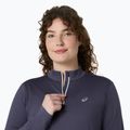 Női ASICS Core LS Half Zip téli indigó köd futó hosszú ujjú 5