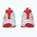 Női ASICS Netburner Ballistic FF 4 röplabdacipő fehér/tengerzöld 5
