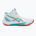 Női Asics Sky Elite FF MT 3 röplabdacipő fehér/tengerzöld 2