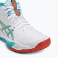 Női Asics Sky Elite FF MT 3 röplabdacipő fehér/tengerzöld 7
