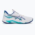 Férfi ASICS Netburner Ballistic FF 4 röplabdacipő fehér/asics kék 2